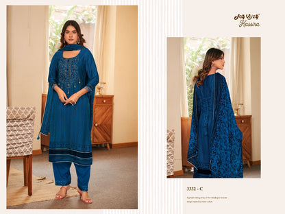 Kassira 3332 Jay Vijay Bemberg Silk Pant Style Suits Wholesale Price