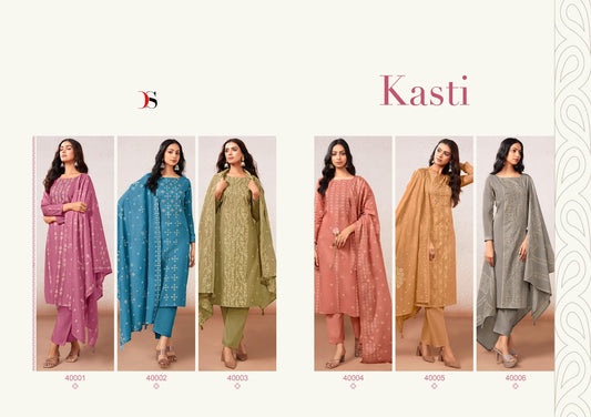 Kasti Deepsy Cotton Karachi Salwar Suits Manufacturer India