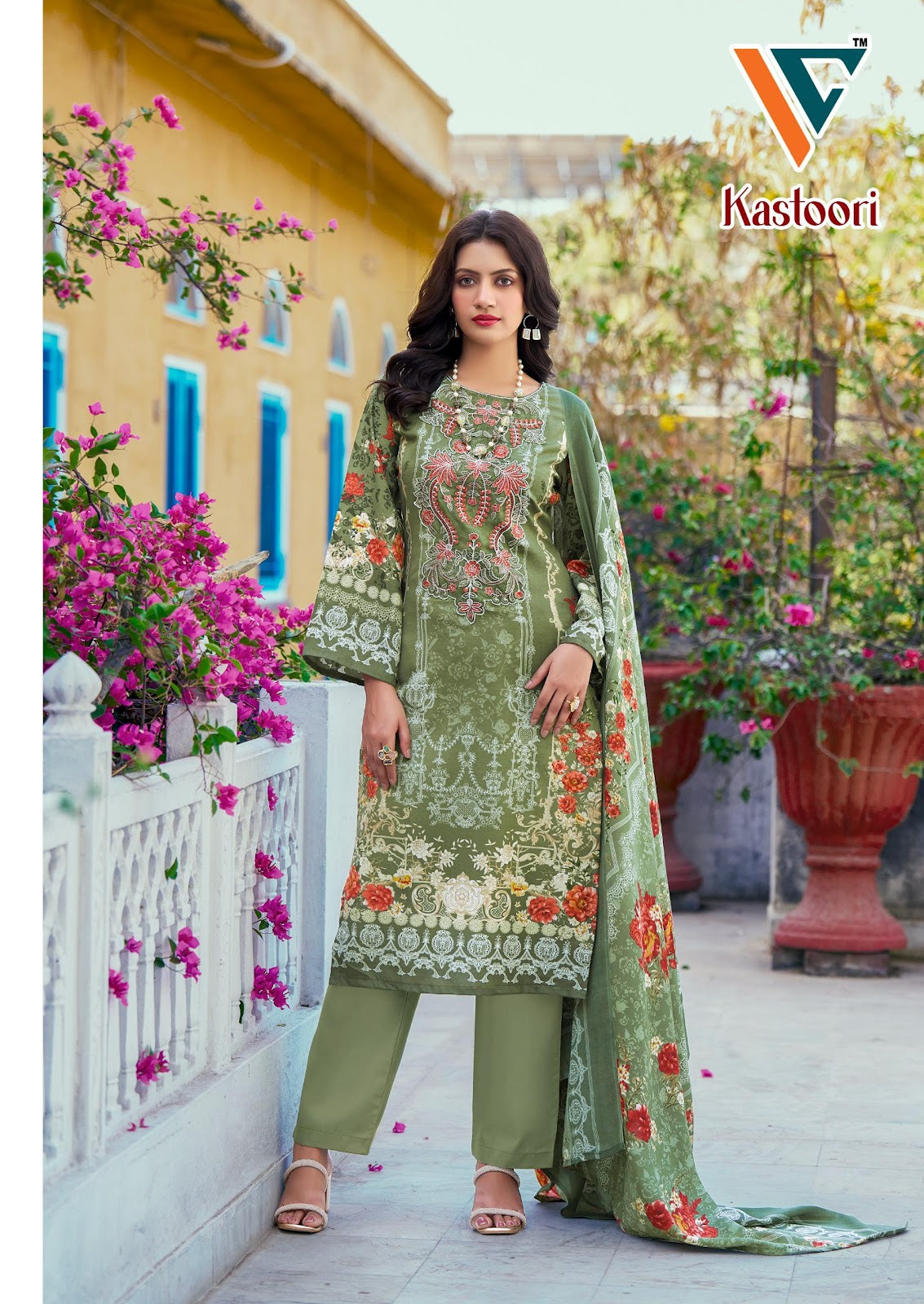 Kastoori Vol 2 Patch Work Vandana Creation Cotton Karachi Salwar Suits Manufacturer Ahmedabad