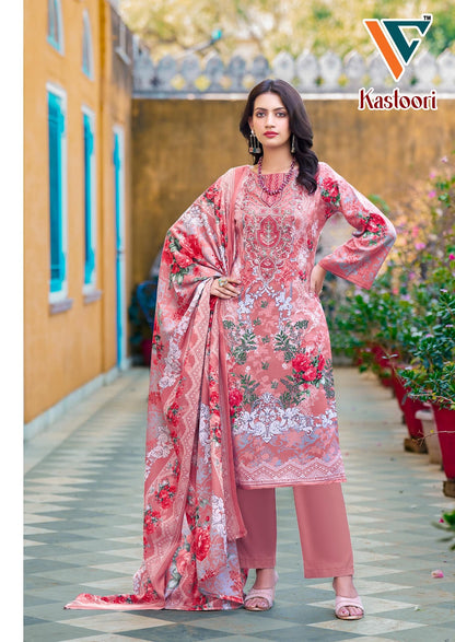 Kastoori Vol 2 Patch Work Vandana Creation Cotton Karachi Salwar Suits Manufacturer Ahmedabad