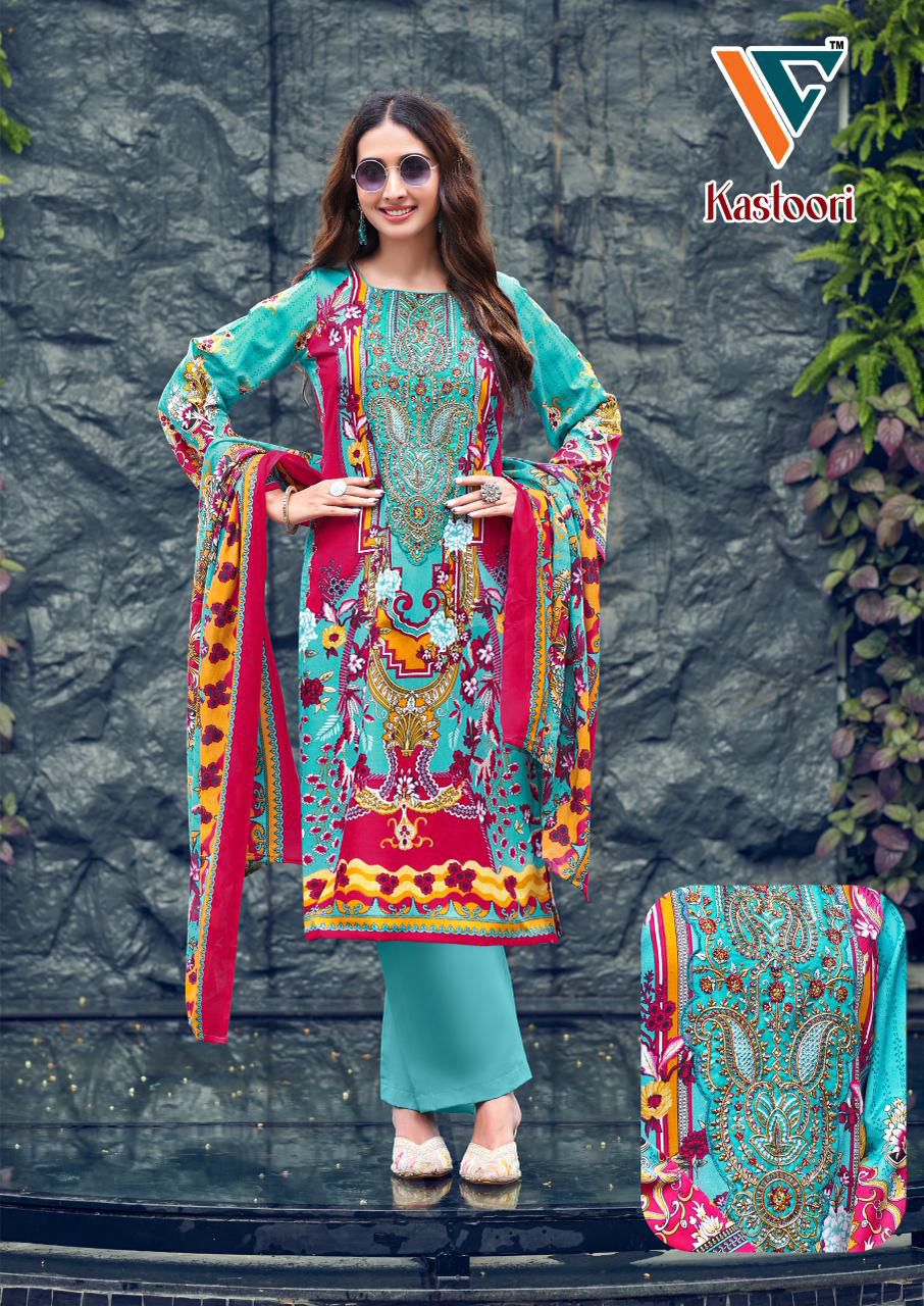 Kastoori Vol 3 Vandana Creation Cotton Karachi Salwar Suits Supplier