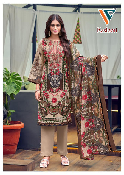 Kastoori Vol 3 Vandana Creation Cotton Karachi Salwar Suits Supplier
