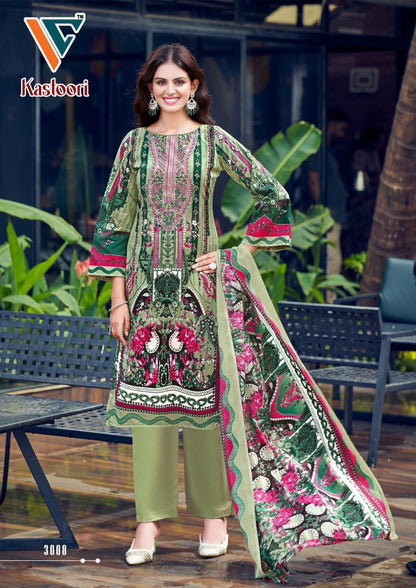 Kastoori Vol 3 Vandana Creation Cotton Karachi Salwar Suits Supplier