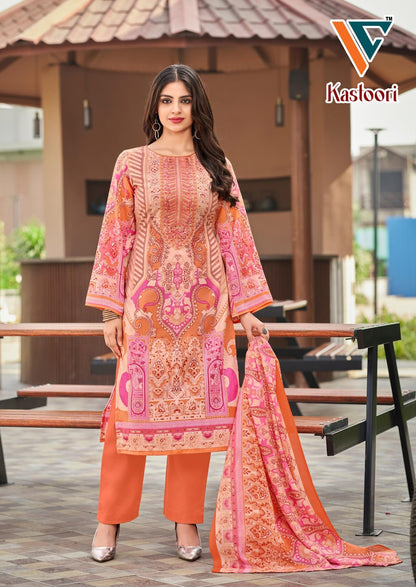 Kastoori? Vol 4 Vandana Creation Cotton Karachi Salwar Suits Supplier Ahmedabad