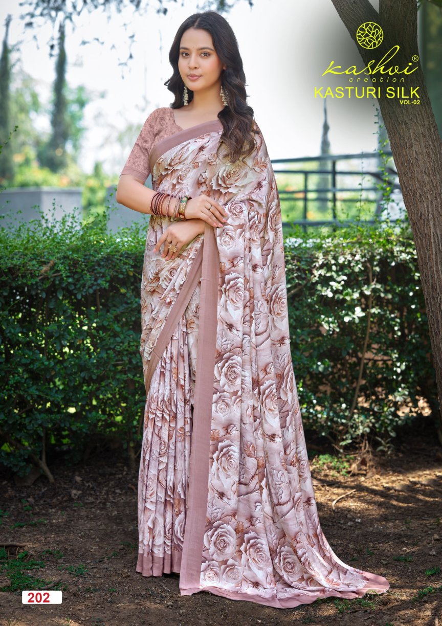 Kasturi Silk Vol 2 Kashvi Creation Sarees Wholesale Price