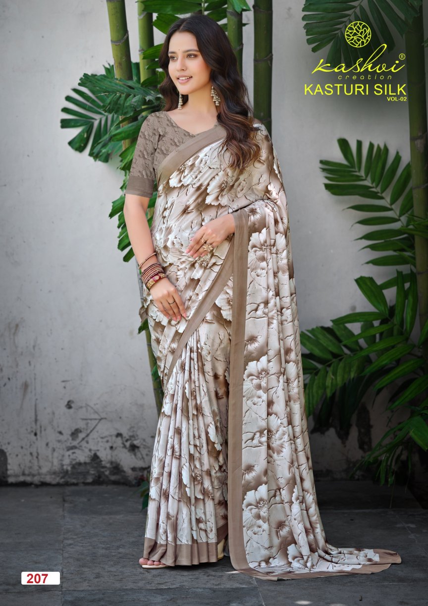 Kasturi Silk Vol 2 Kashvi Creation Sarees Wholesale Price