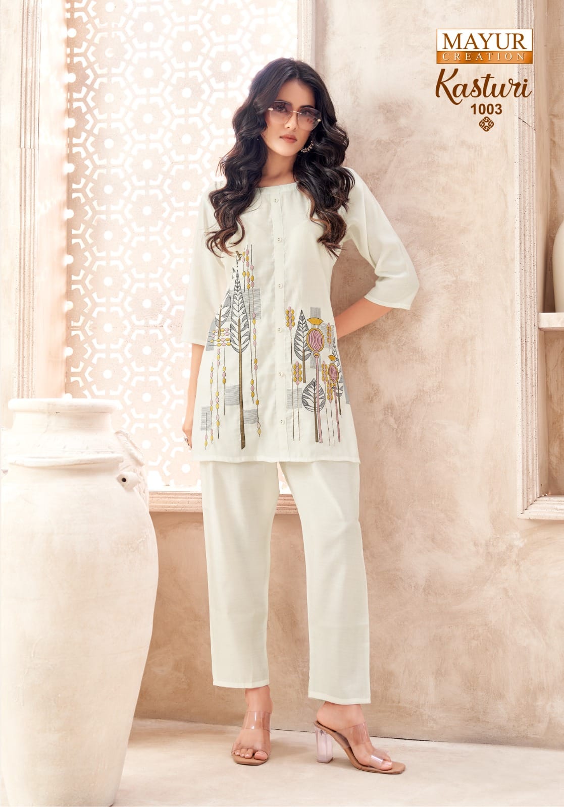 Kasturi Vol 1 Mayur Creation Vatican Silk Kurti Bottom Set Wholesaler India