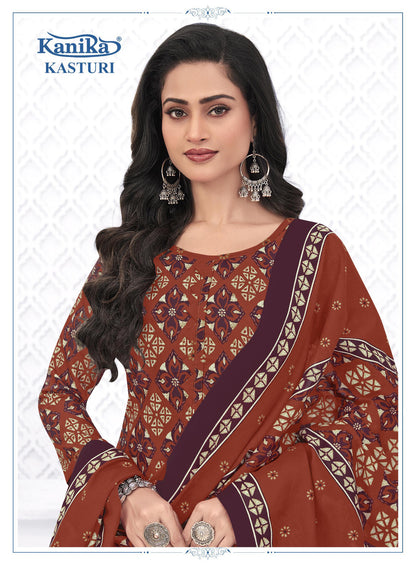 Kasturi Vol 8 Kanika Readymade Cotton Patiyala Suits Wholesaler Gujarat