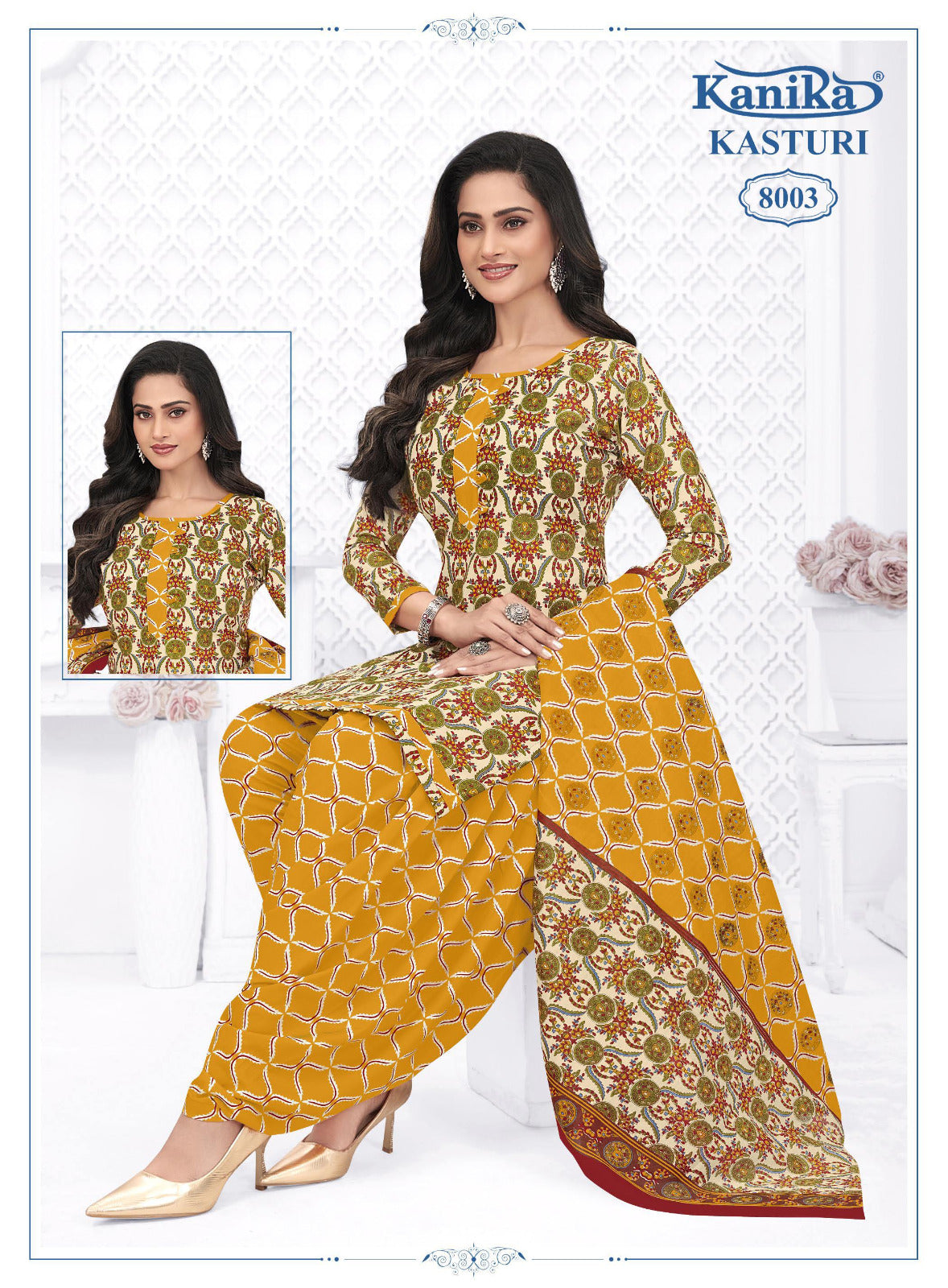 Kasturi Vol 8 Kanika Readymade Cotton Patiyala Suits Wholesaler Gujarat