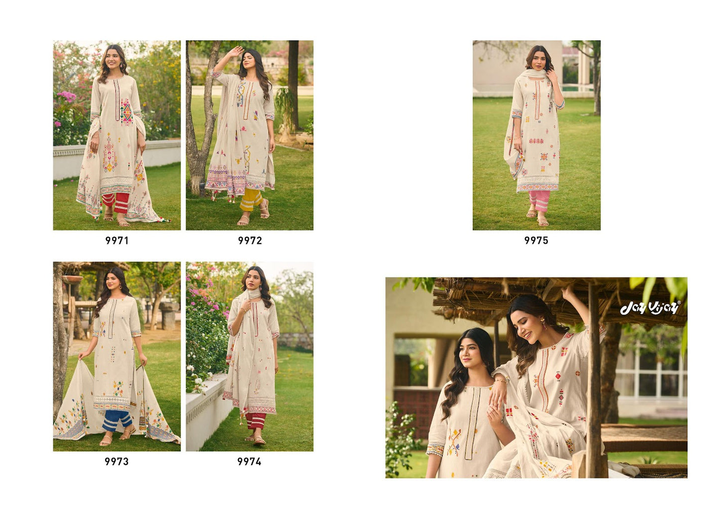 Kasuti Jay Vijay Pure Cotton Pant Style Suits Manufacturer
