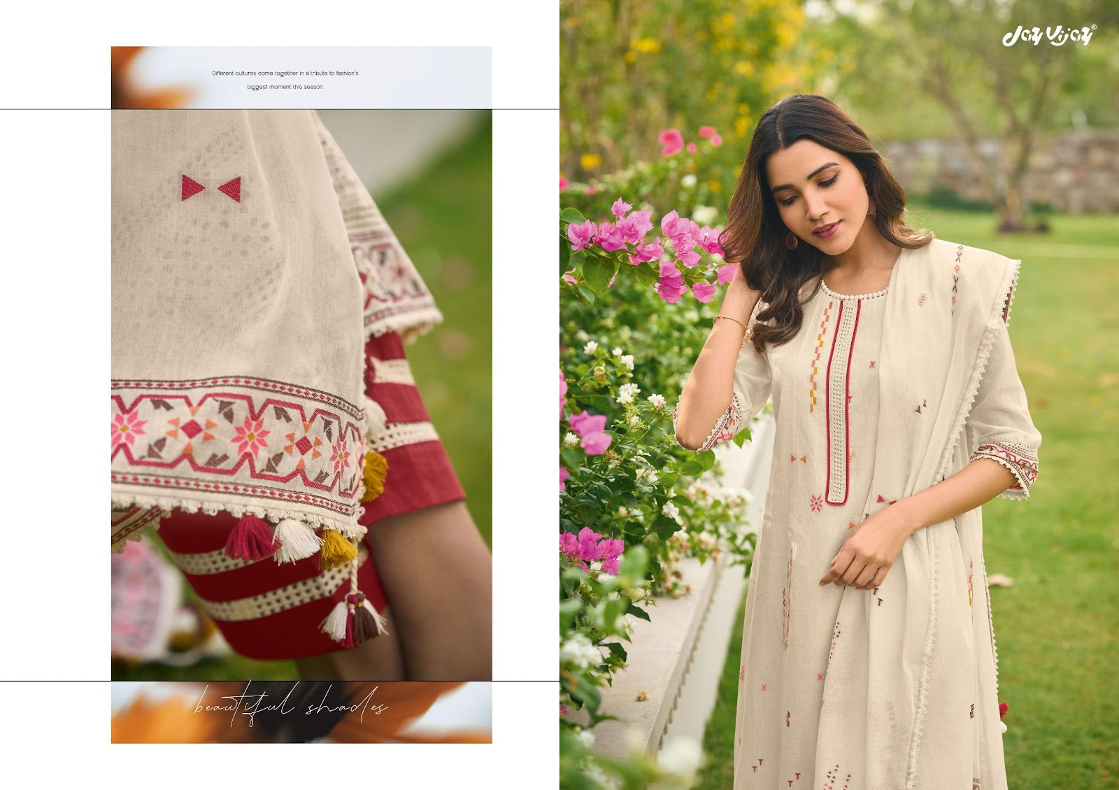 Kasuti Jay Vijay Pure Cotton Pant Style Suits Manufacturer