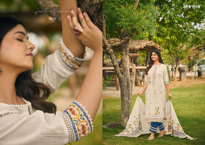 Kasuti Jay Vijay Pure Cotton Pant Style Suits Manufacturer