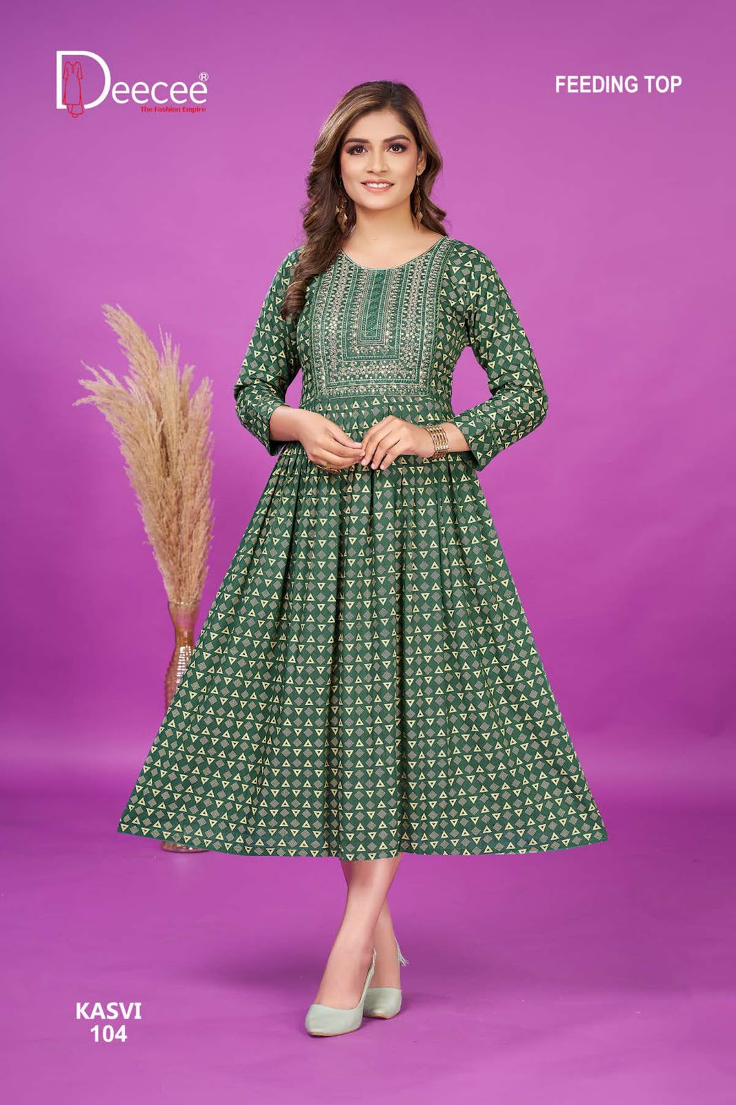 Kasvi Deecee Rayon Feeding Kurtis Supplier