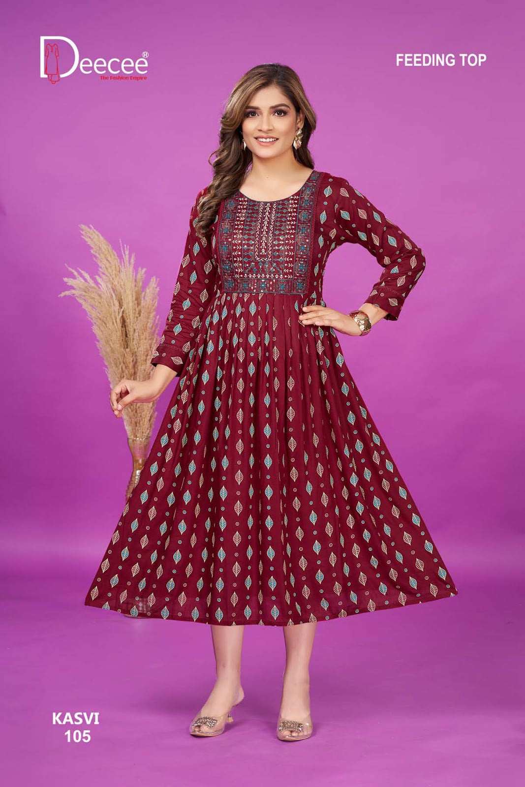 Kasvi Deecee Rayon Feeding Kurtis Supplier