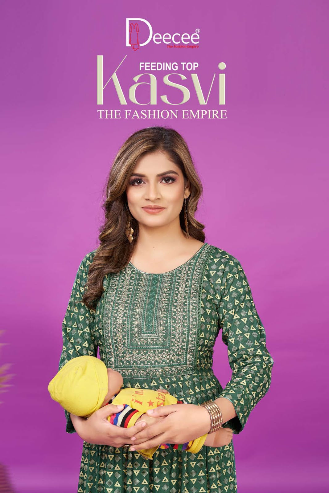 Kasvi Deecee Rayon Feeding Kurtis Supplier
