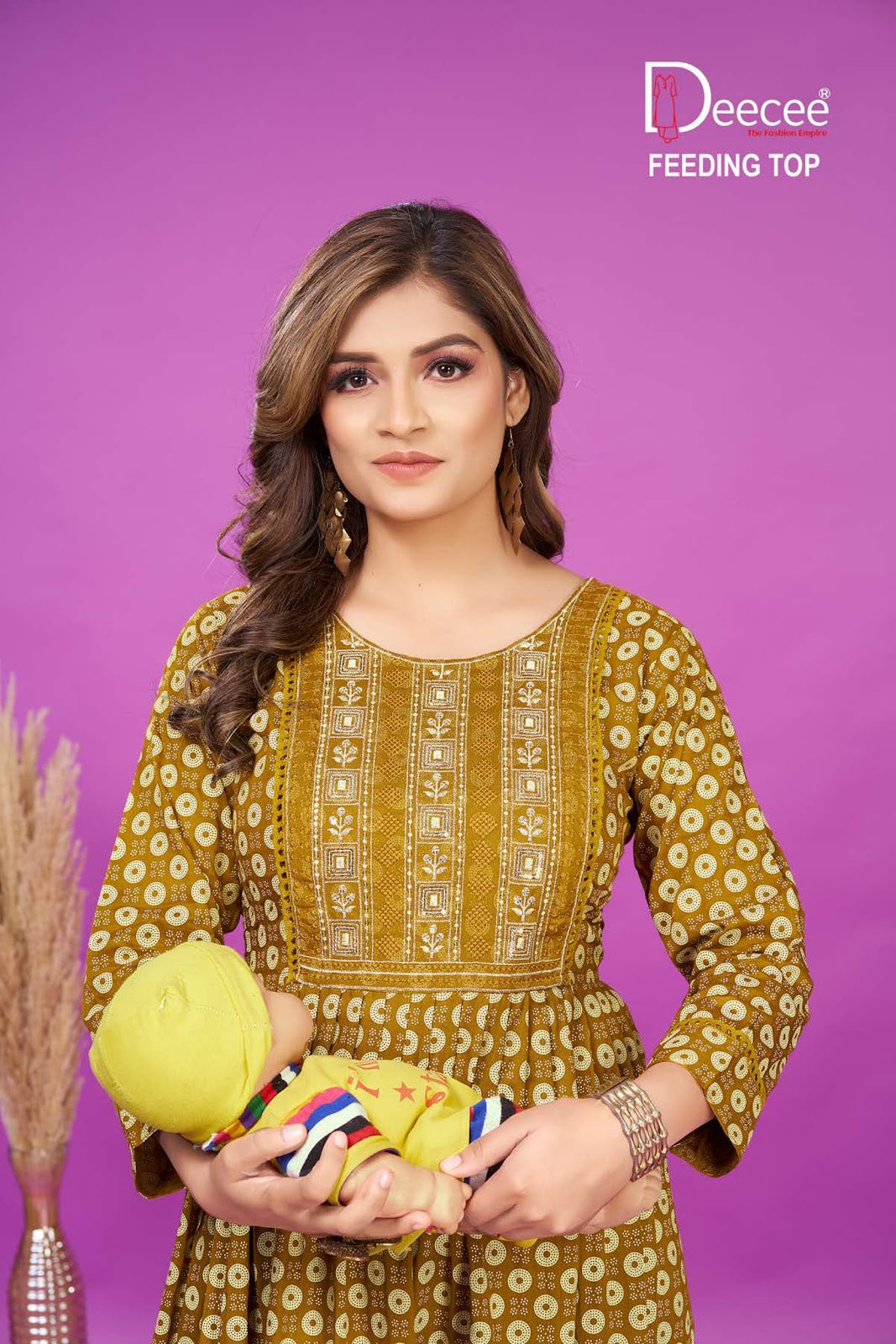Kasvi Deecee Rayon Feeding Kurtis Supplier