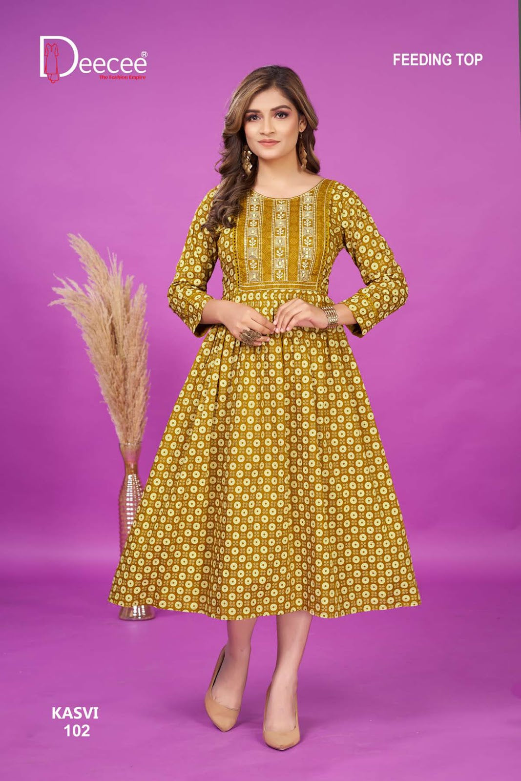 Kasvi Deecee Rayon Feeding Kurtis Supplier