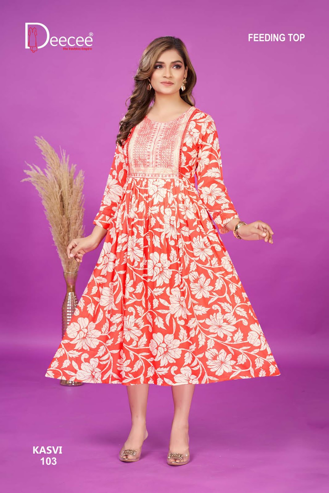 Kasvi Deecee Rayon Feeding Kurtis Supplier