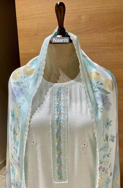 Kateek Naariti Muslin Pant Style Suits Wholesale