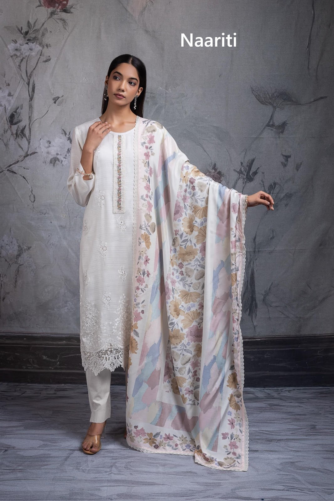 Kateek Naariti Muslin Pant Style Suits Wholesale