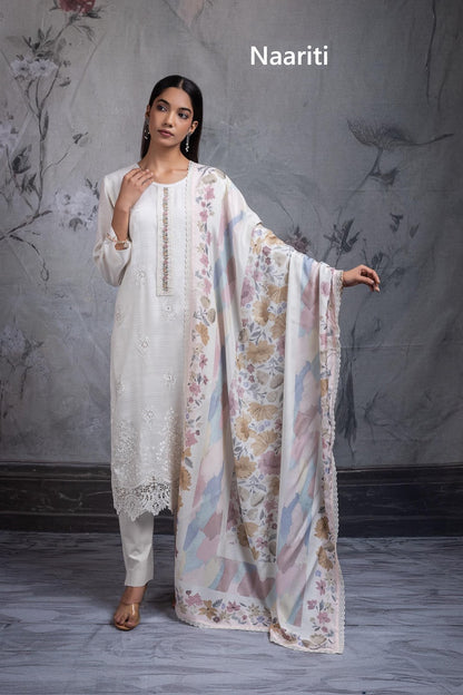 Kateek Naariti Muslin Pant Style Suits Wholesale