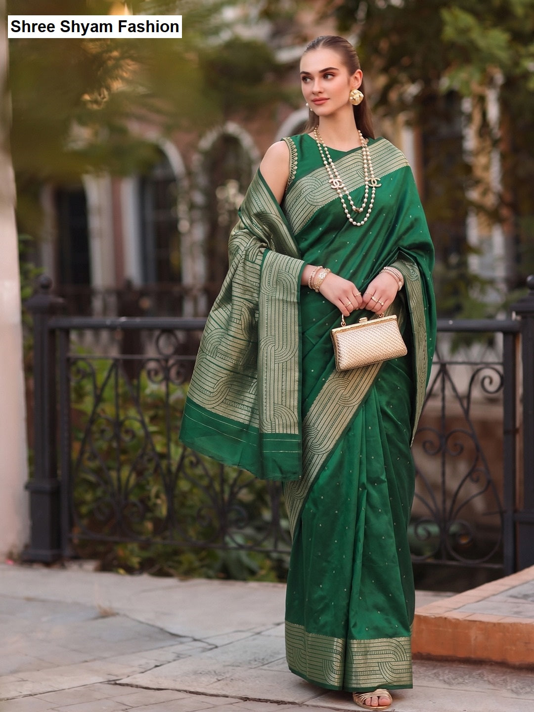 Katha Shree Shyam Fashion Cotton Blend Sarees Wholesale Price