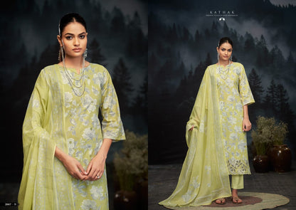 Kathak 2667 Sargam Prints Cambric Print Pant Style Suits Wholesale Rate