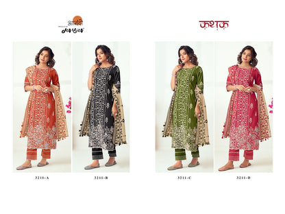 Kathak 3211 Anando Jay Vijay Cotton Pant Style Suits Manufacturer Gujarat