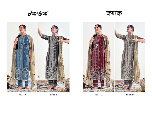 Kathak 8921 Jay Vijay Pure Cotton Pant Style Suits Wholesaler