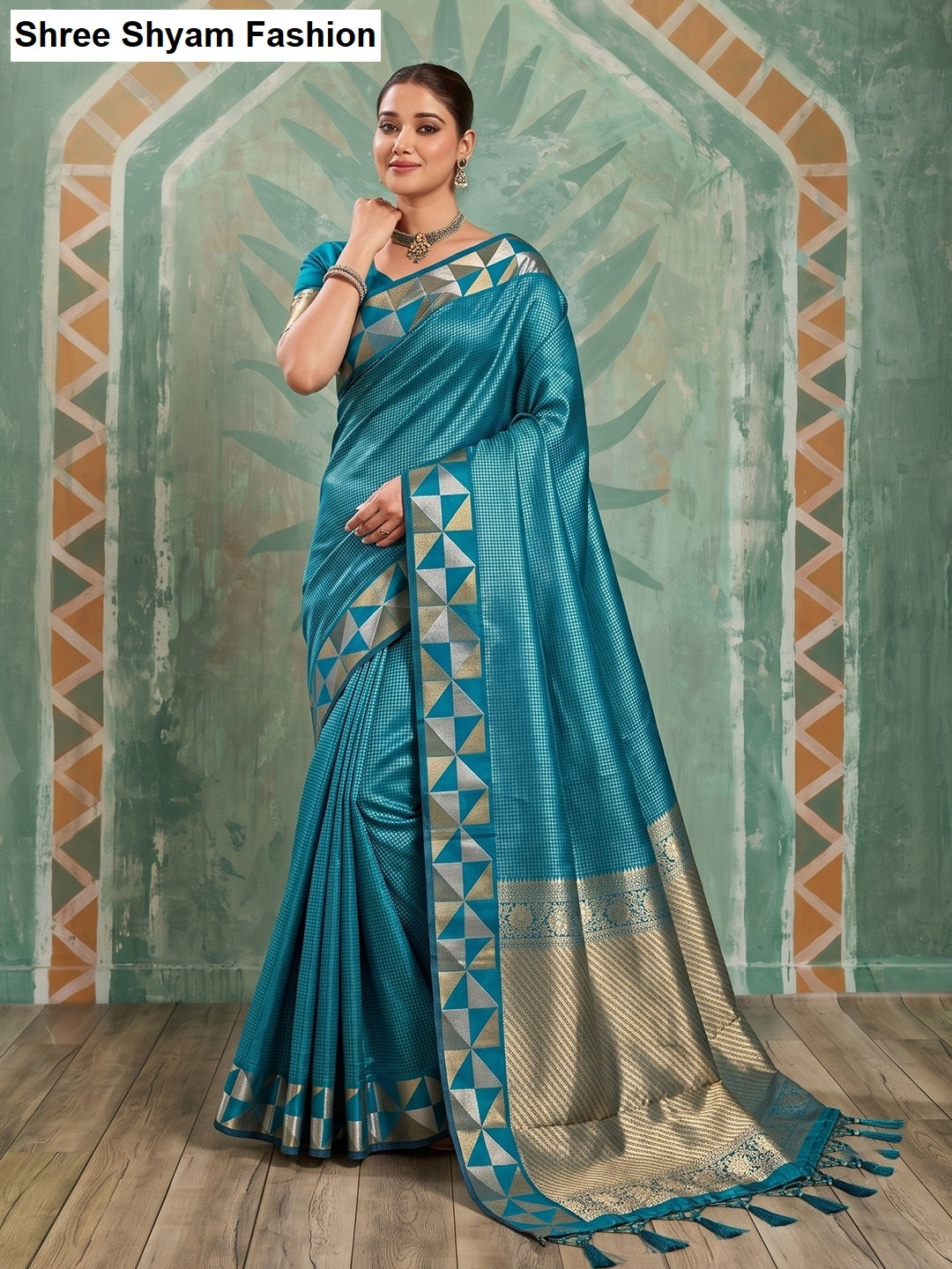 Kathakali Shree Shyam Fashion Art Silk Sarees Manufacturer Ahmedabad