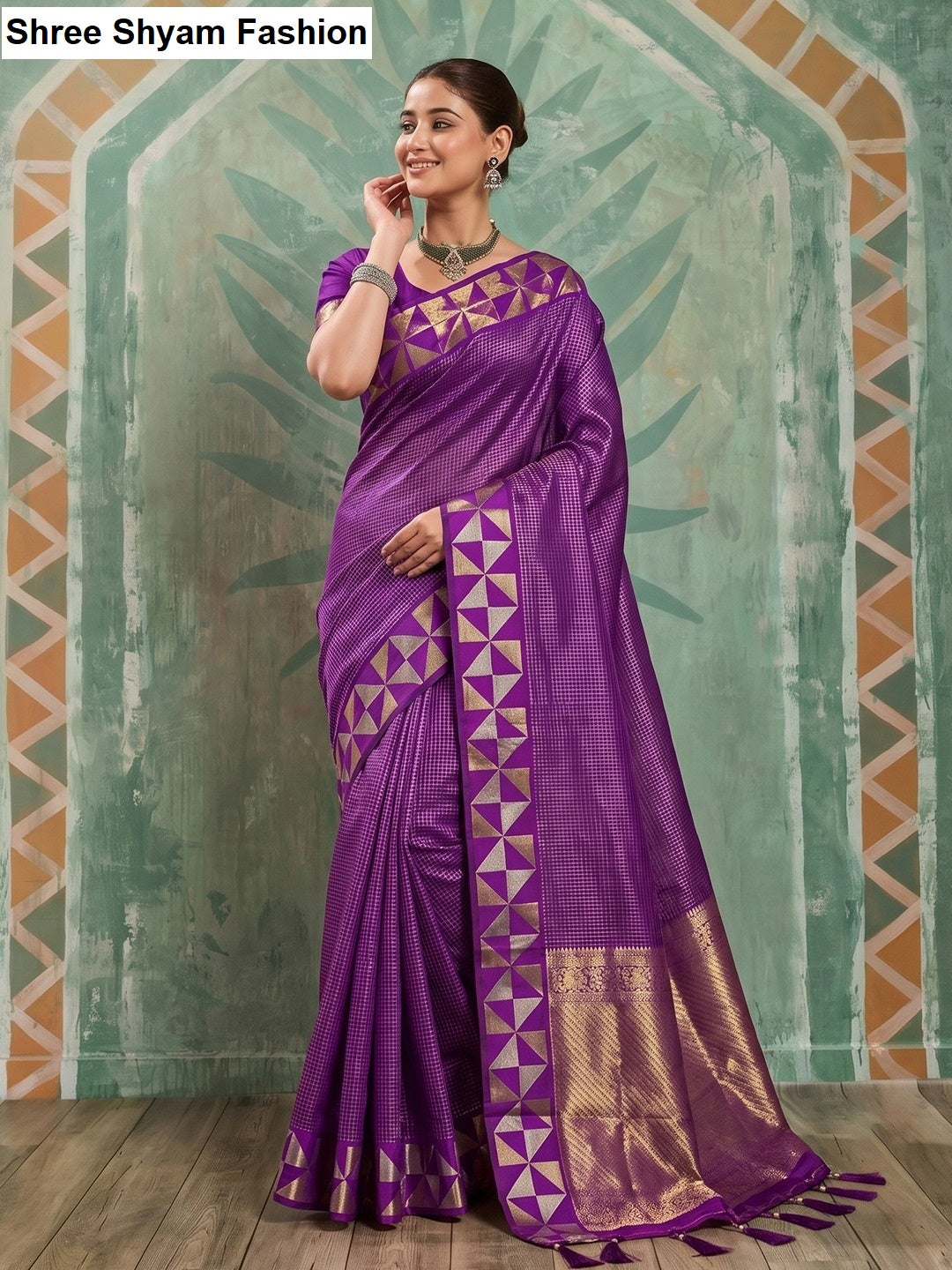 Kathakali Shree Shyam Fashion Art Silk Sarees Manufacturer Ahmedabad