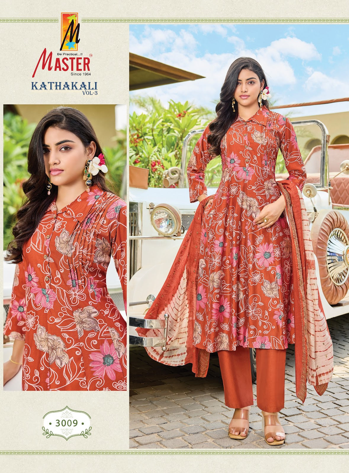 Kathakali Vol 3 Master Gadwal Readymade Anarkali Suits Manufacturer Ahmedabad