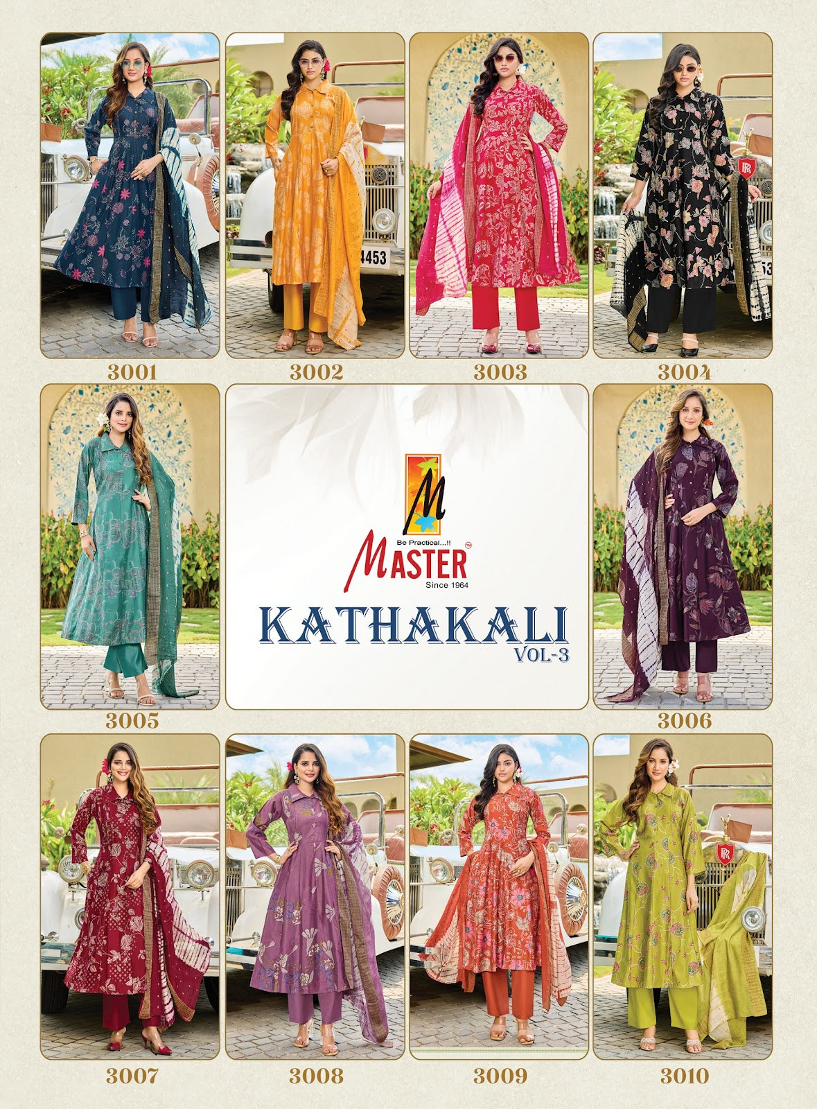 Kathakali Vol 3 Master Gadwal Readymade Anarkali Suits Manufacturer Ahmedabad