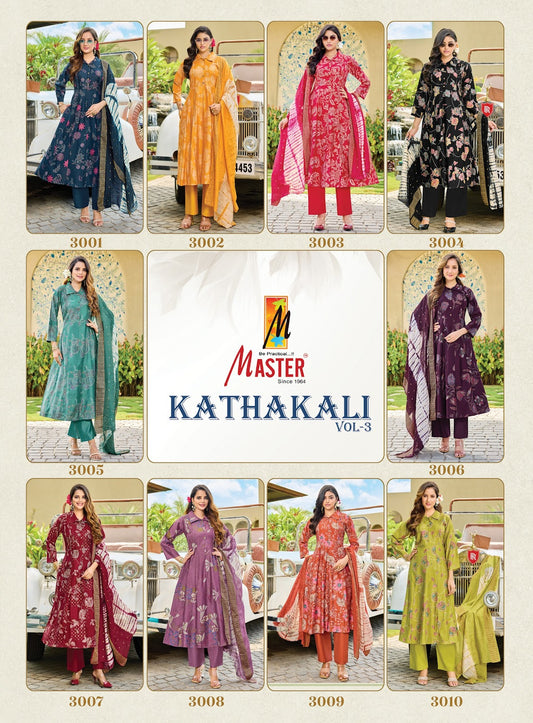 Kathakali Vol 3 Master Gadwal Readymade Anarkali Suits Manufacturer Ahmedabad