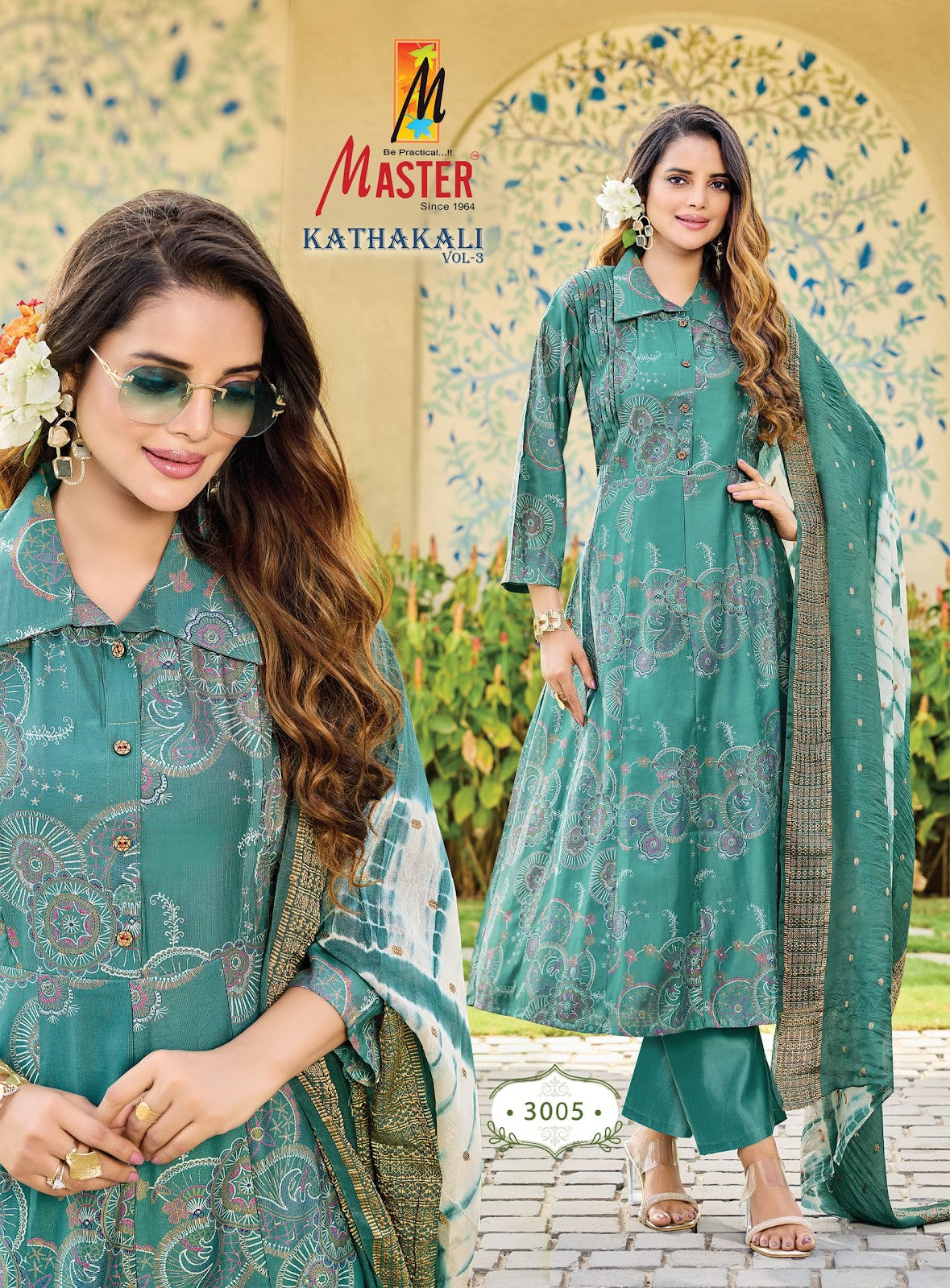 Kathakali Vol 3 Master Gadwal Readymade Anarkali Suits Manufacturer Ahmedabad