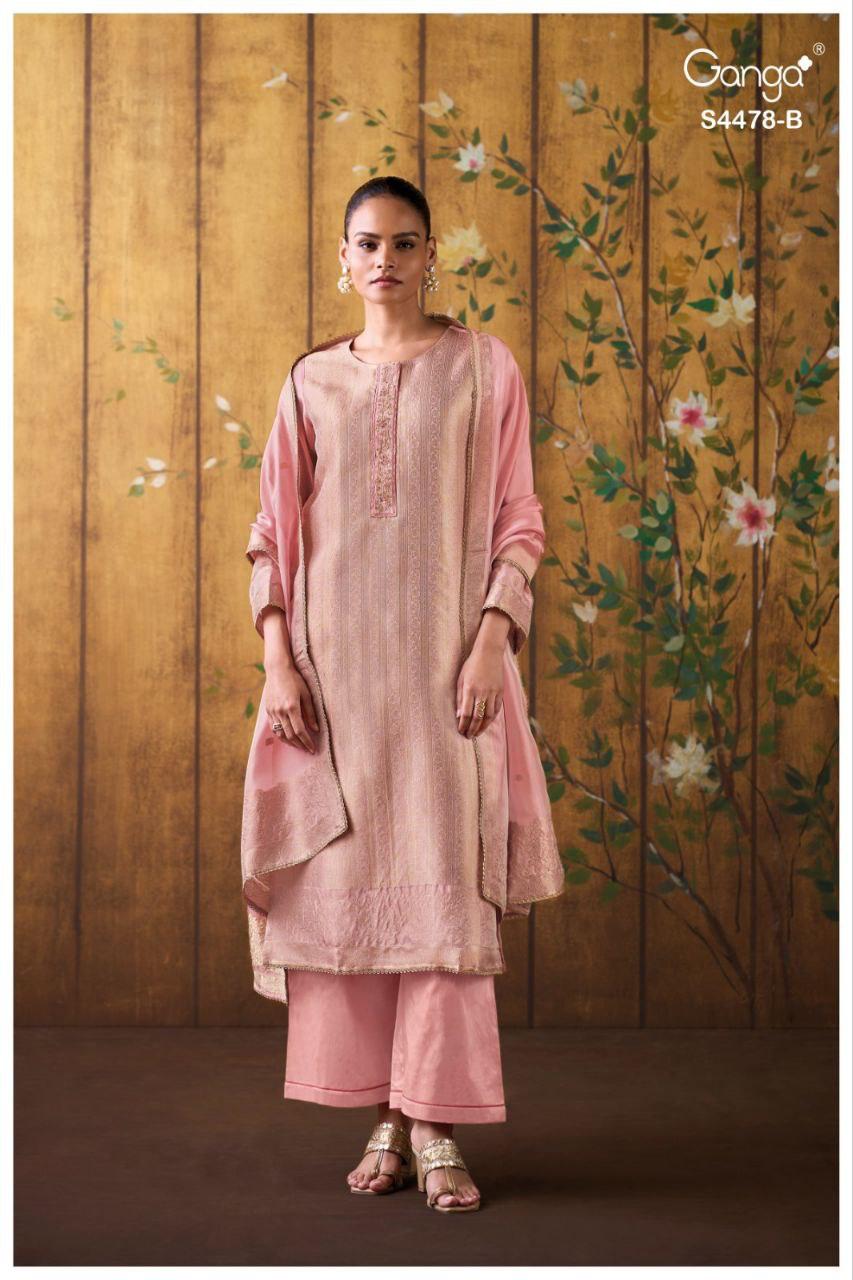Katriel 4478 Ganga Viscose Pant Style Suits Wholesaler India