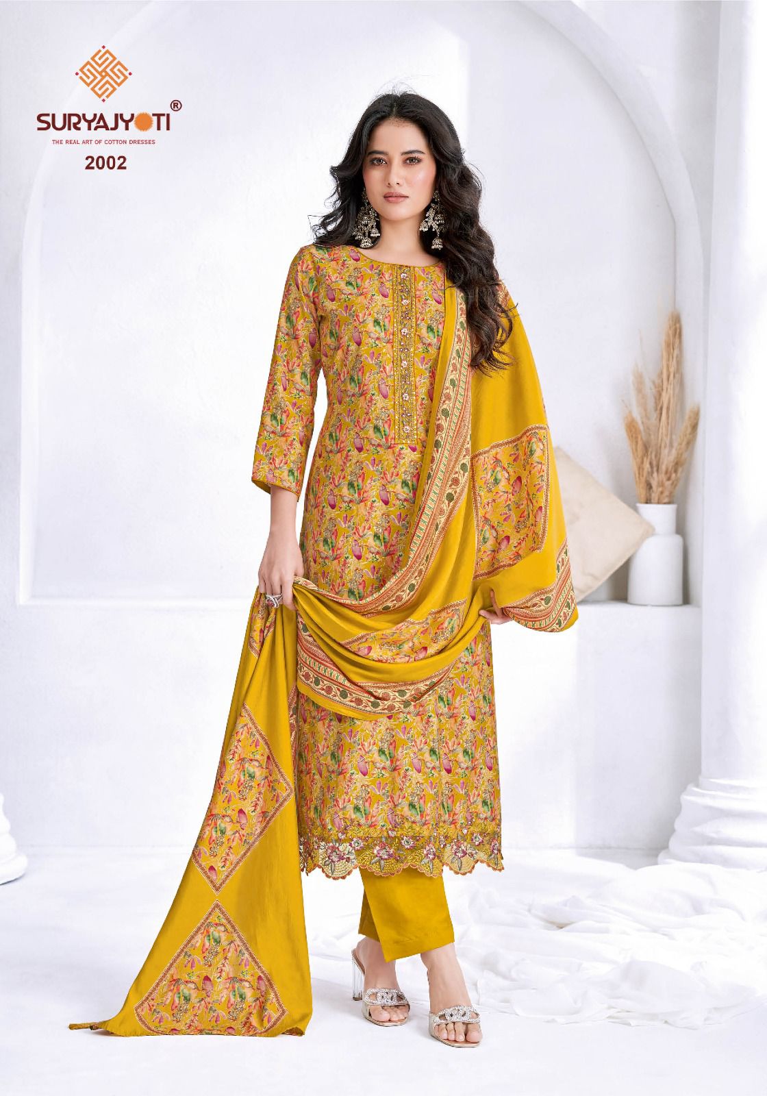 Katrina Vol 2 Suryajyoti Modal Silk Readymade Pant Style Suits Wholesaler