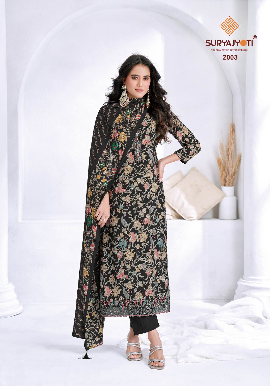Katrina Vol 2 Suryajyoti Modal Silk Readymade Pant Style Suits Wholesaler