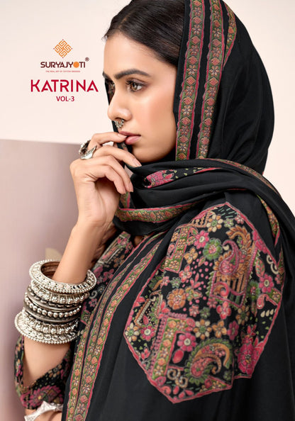 Katrina Vol 3 Suryajyoti Modal Silk Karachi Readymade Suits Supplier Ahmedabad