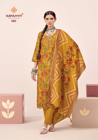 Katrina Vol 3 Suryajyoti Modal Silk Karachi Readymade Suits Supplier Ahmedabad