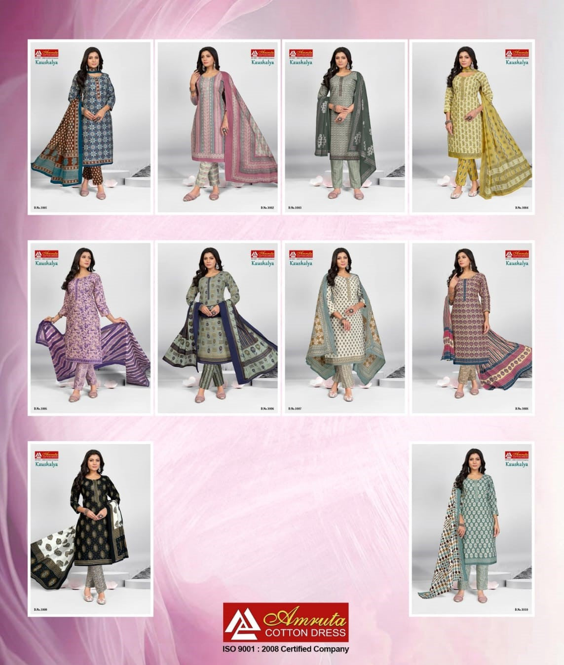 Kaushalya Amruta Cotton Readymade Pant Style Suits