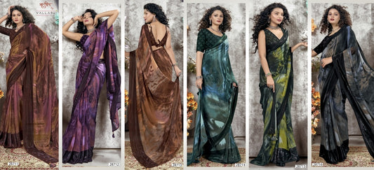 Kaushiki Vallabhi Prints Georgette Sarees Wholesaler