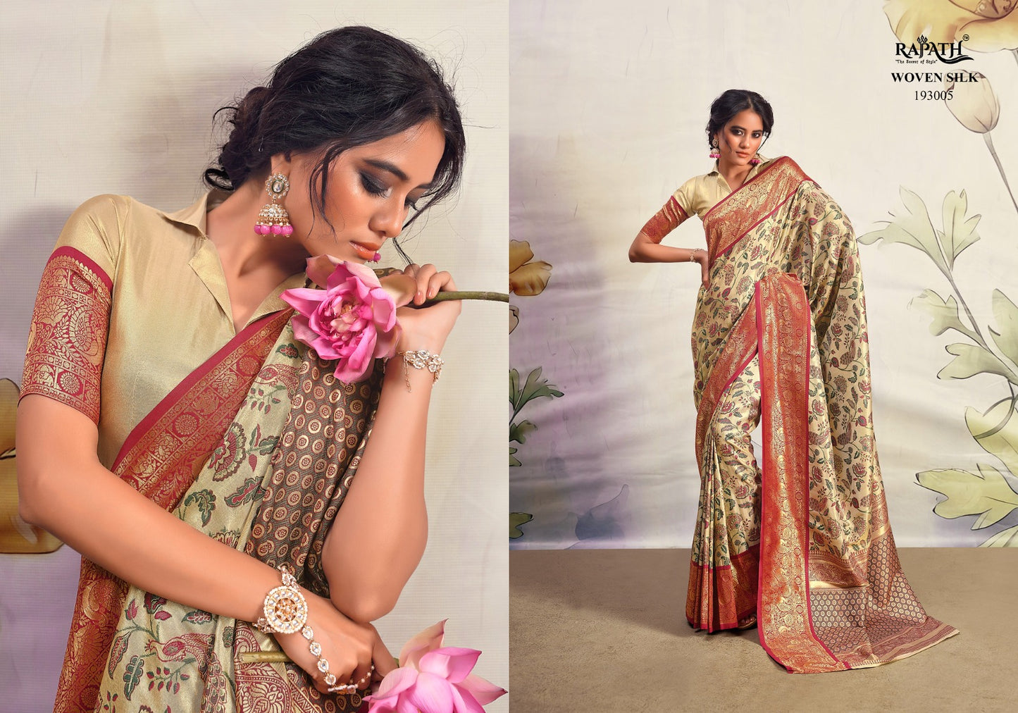 Kaval Rajpath Silk Sarees Exporter Ahmedabad