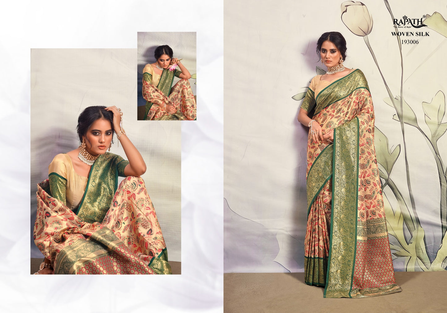 Kaval Rajpath Silk Sarees Exporter Ahmedabad