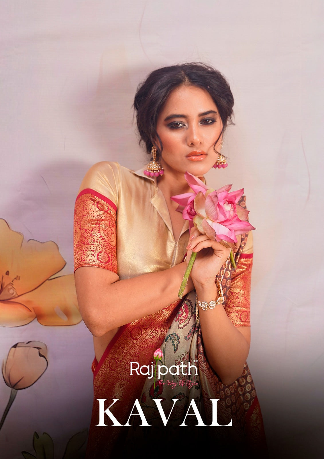 Kaval Rajpath Silk Sarees Exporter Ahmedabad