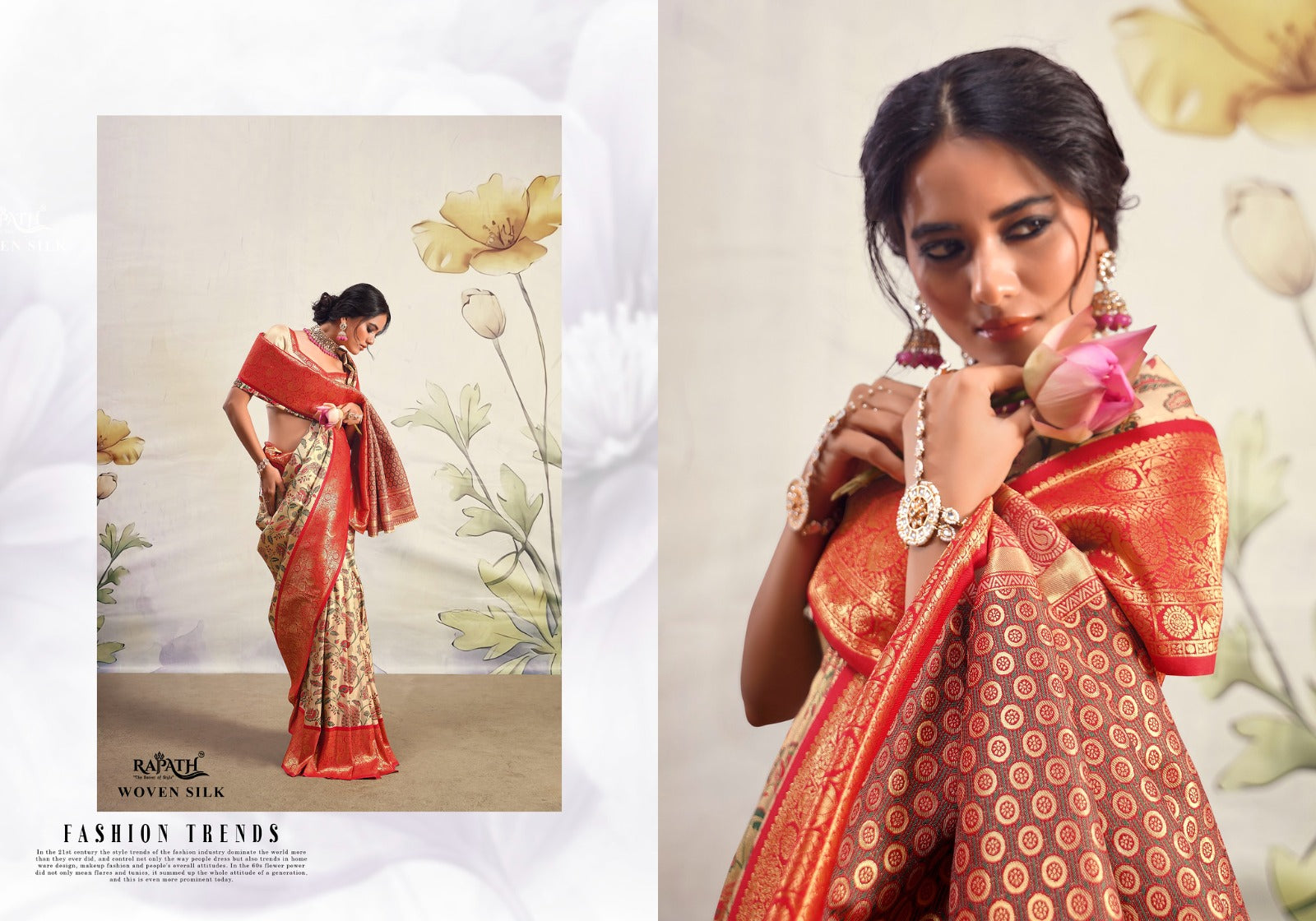 Kaval Rajpath Silk Sarees Exporter Ahmedabad
