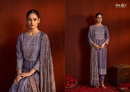 Kaveesha Omtex Pashmina Suits Manufacturer Ahmedabad