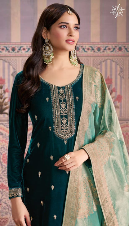 Kaveri Kuleesh Vinay Fashion Llp Velvet Suits Wholesale Price