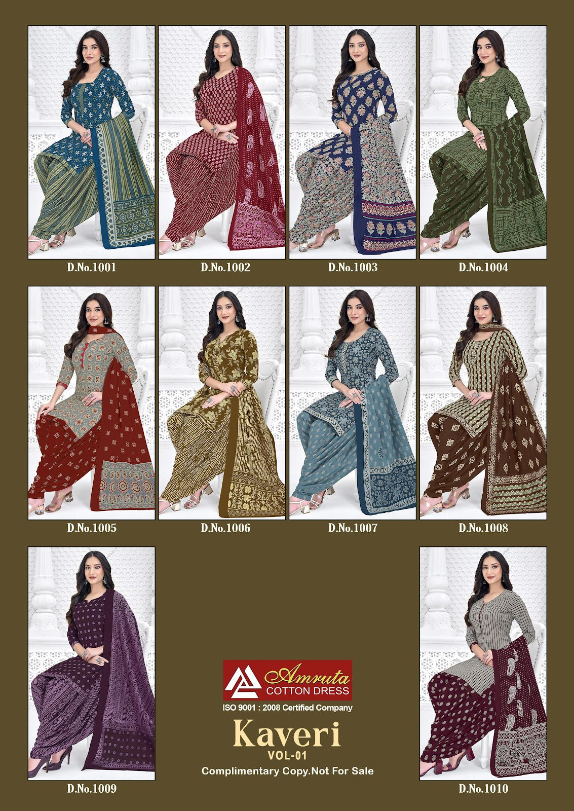 Kaveri Vol 1 Amruta Cotton Patiyala Style Suits Supplier Gujarat
