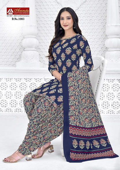 Kaveri Vol 1 Amruta Cotton Patiyala Style Suits Supplier Gujarat